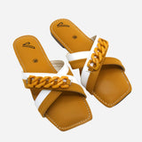 Women's Slipper - Yellow, Women Slippers, Chase Value, Chase Value