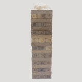 Wooden Stacking Tower Jenga Blocks Pack Of 54Pcs - Fawn, Kids Blocks & Building Toys, Chase Value, Chase Value