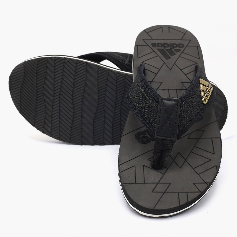 Men's Slipper - Black, Men's Slippers, Chase Value, Chase Value