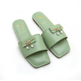 Women's Slipper - Green, Women Slippers, Chase Value, Chase Value