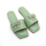 Women's Slipper - Green, Women Slippers, Chase Value, Chase Value