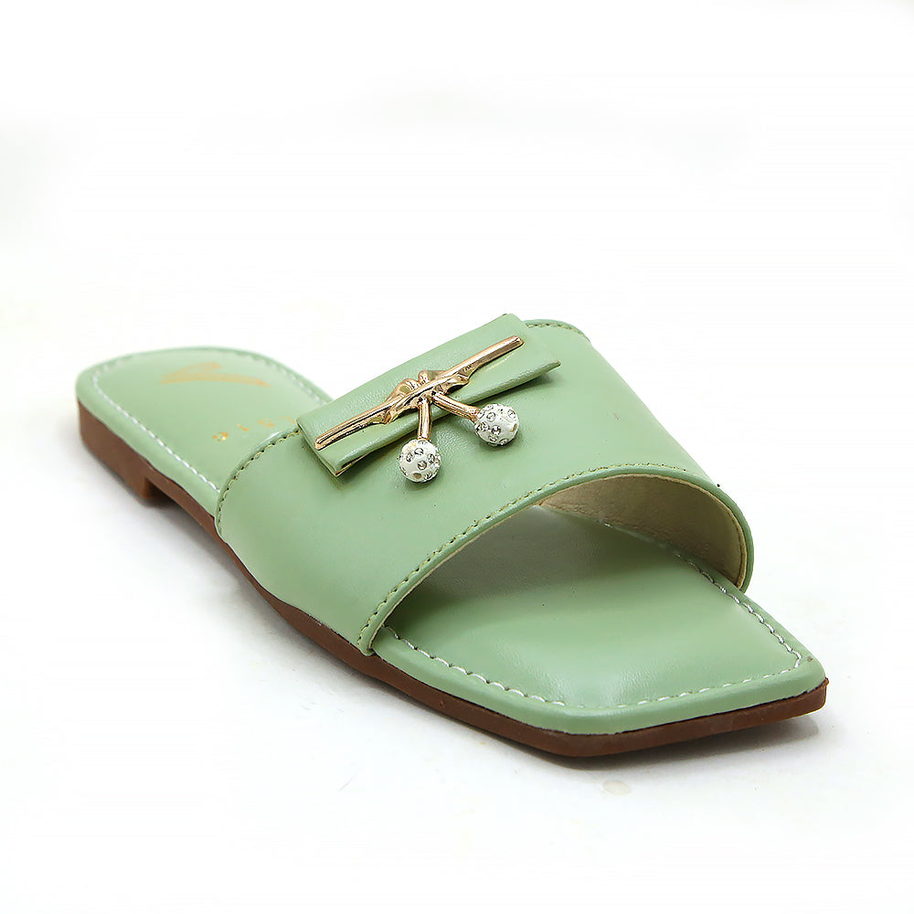 Women's Slipper - Green, Women Slippers, Chase Value, Chase Value