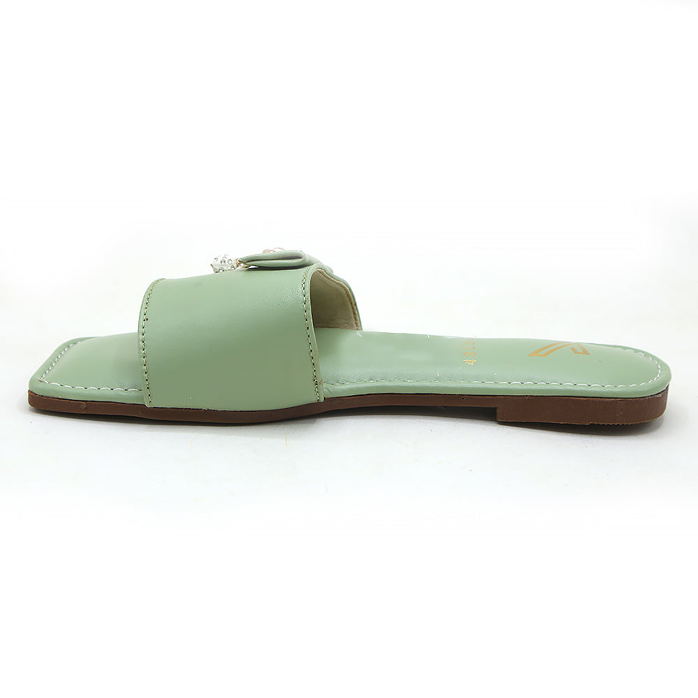Women's Slipper - Green, Women Slippers, Chase Value, Chase Value