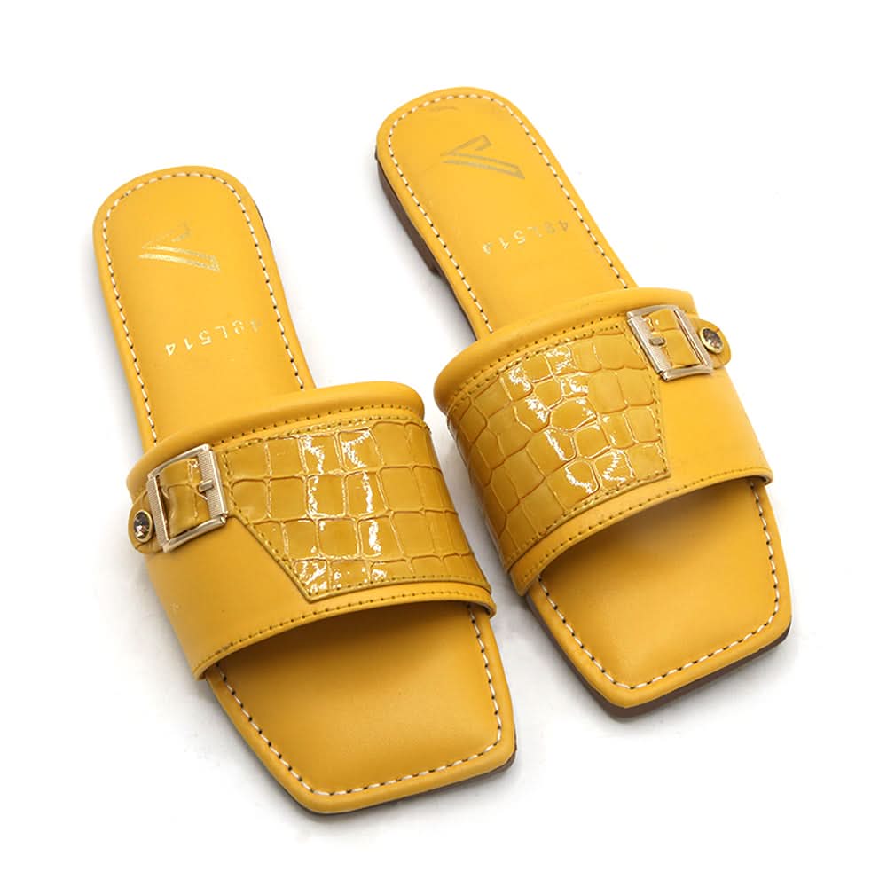 Women's Slipper - Yellow, Women Slippers, Chase Value, Chase Value