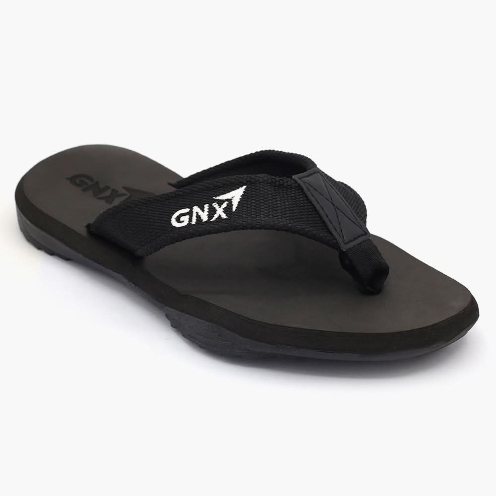 Men's Slipper - Black, Men's Slippers, Chase Value, Chase Value