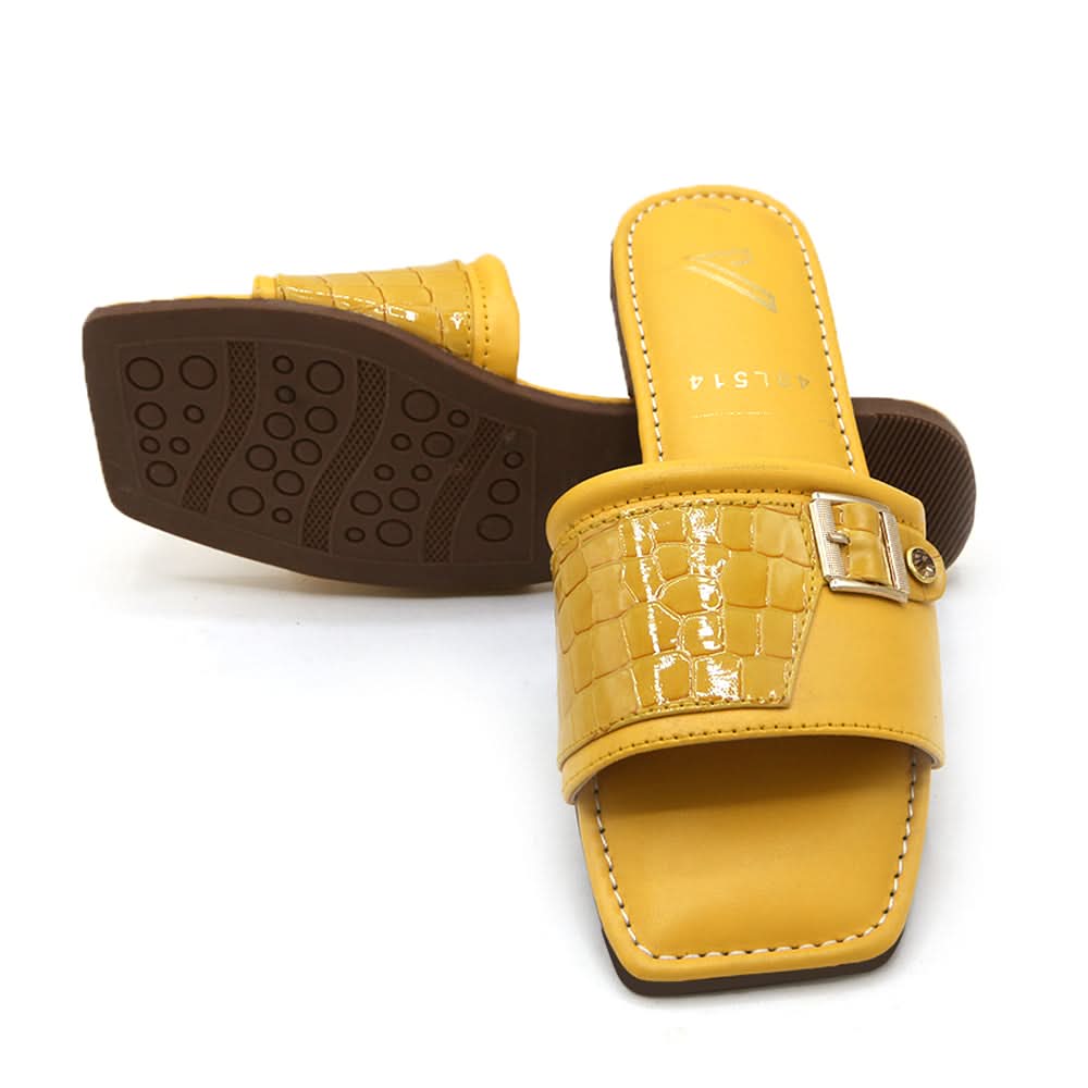 Women's Slipper - Yellow, Women Slippers, Chase Value, Chase Value