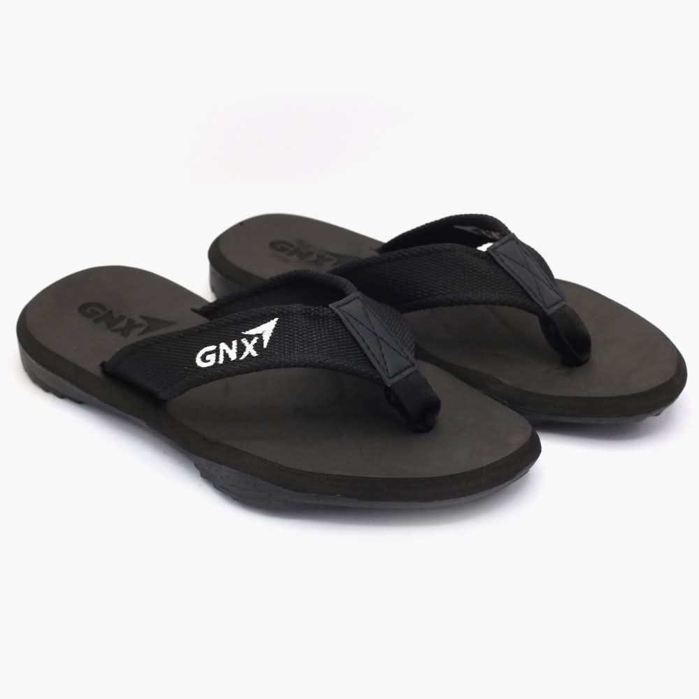 Men's Slipper - Black, Men's Slippers, Chase Value, Chase Value