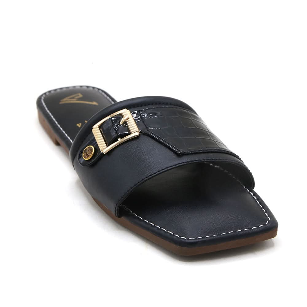 Women's Slipper - Black, Women Slippers, Chase Value, Chase Value