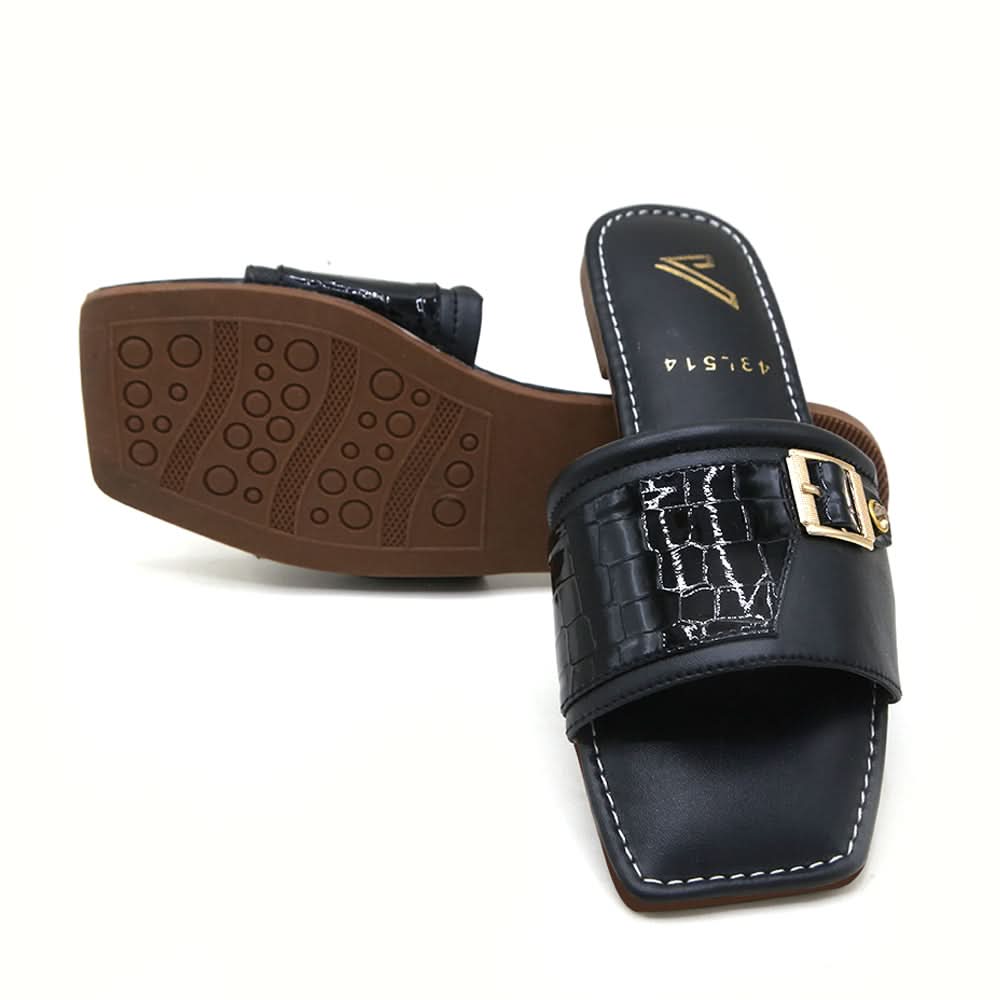 Women's Slipper - Black, Women Slippers, Chase Value, Chase Value