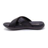 Mark Fairwale Open-Toe Slipper 21107 -  Brown, Men's Slippers, Chase Value, Chase Value