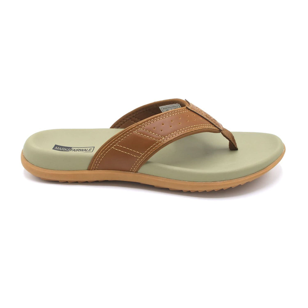 Mark Fairwale Open-Toe Flip Flop 21103 -  Mustard, Men's Slippers, Chase Value, Chase Value