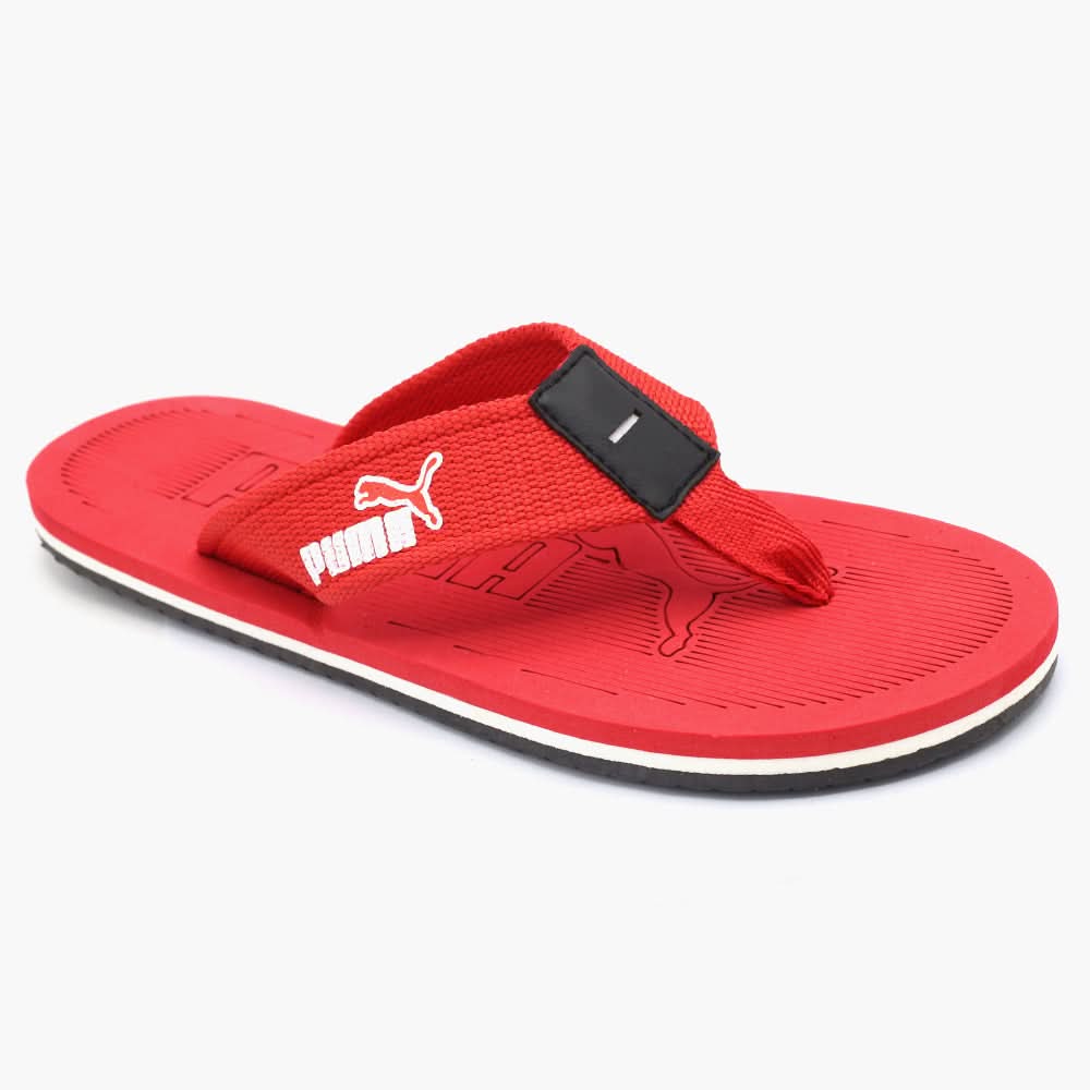 Men's Slipper - Red, Men's Slippers, Chase Value, Chase Value