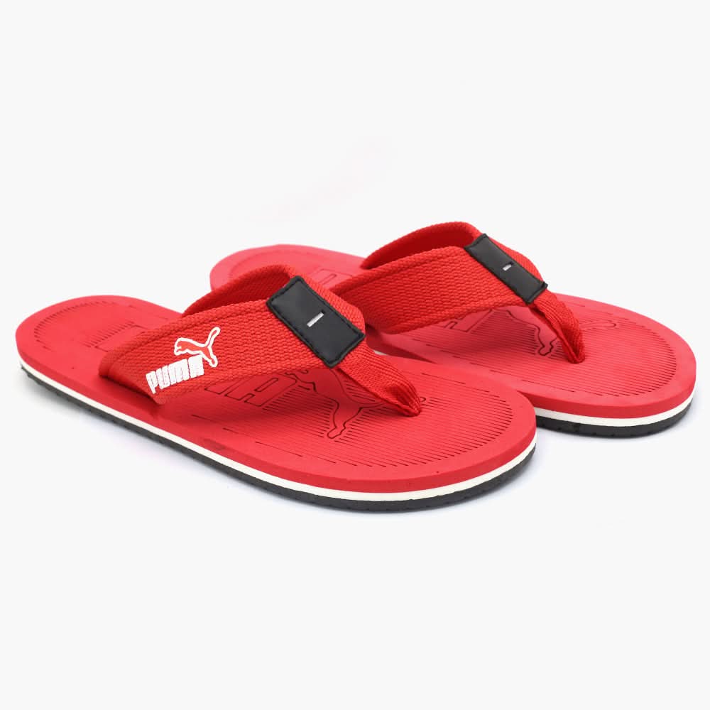Men's Slipper - Red, Men's Slippers, Chase Value, Chase Value
