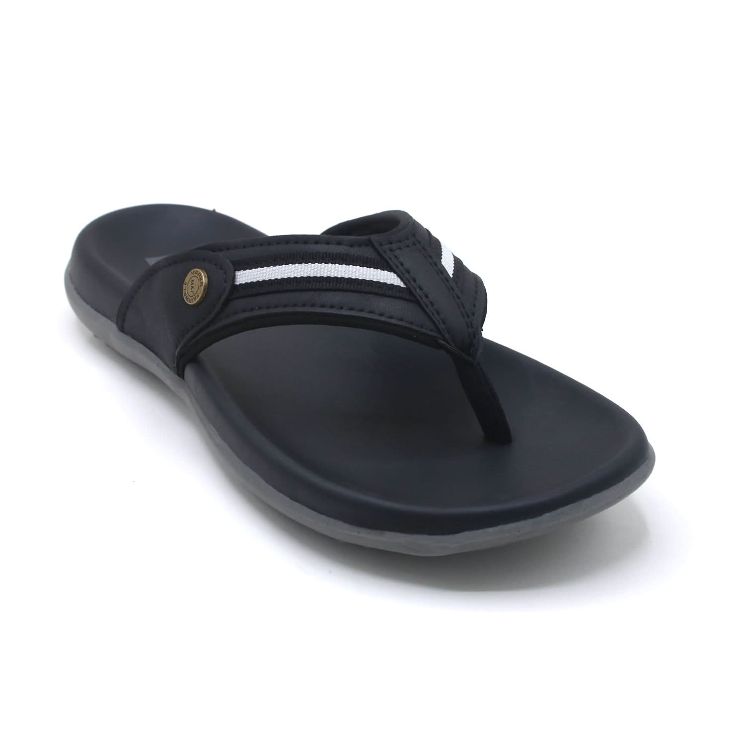 Mark Fairwale Open-Toe Flip Flop 21105 -  Black, Men's Slippers, Chase Value, Chase Value