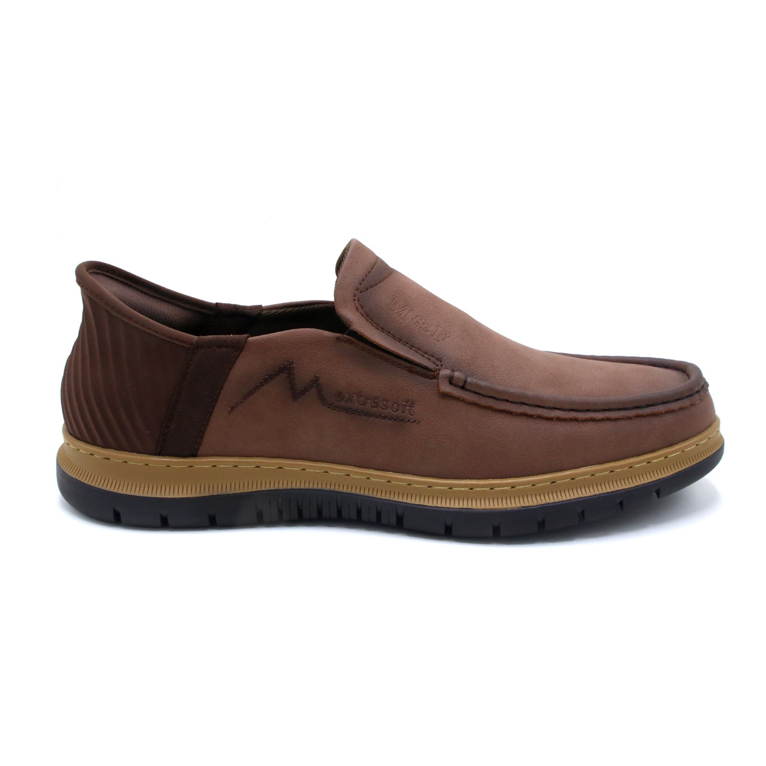 Mark Fairwale Extra Soft Slip On Casual Shoes - Brown, Men's Casual Shoes, M&F, Chase Value