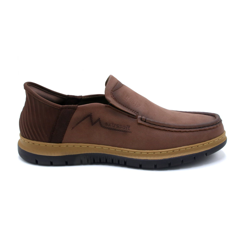 Mark Fairwale Extra Soft Slip On Casual Shoes - Brown, Men's Casual Shoes, M&F, Chase Value