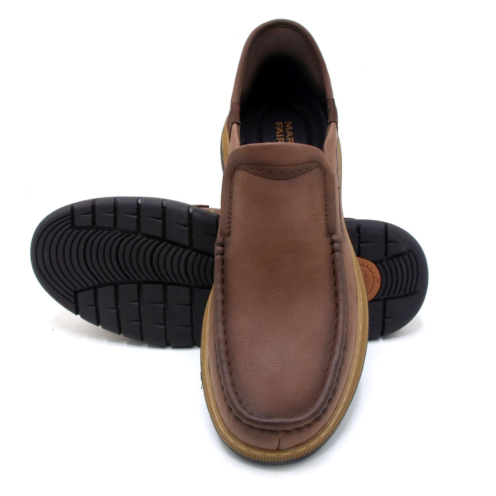 Mark Fairwale Extra Soft Slip On Casual Shoes - Brown, Men's Casual Shoes, M&F, Chase Value