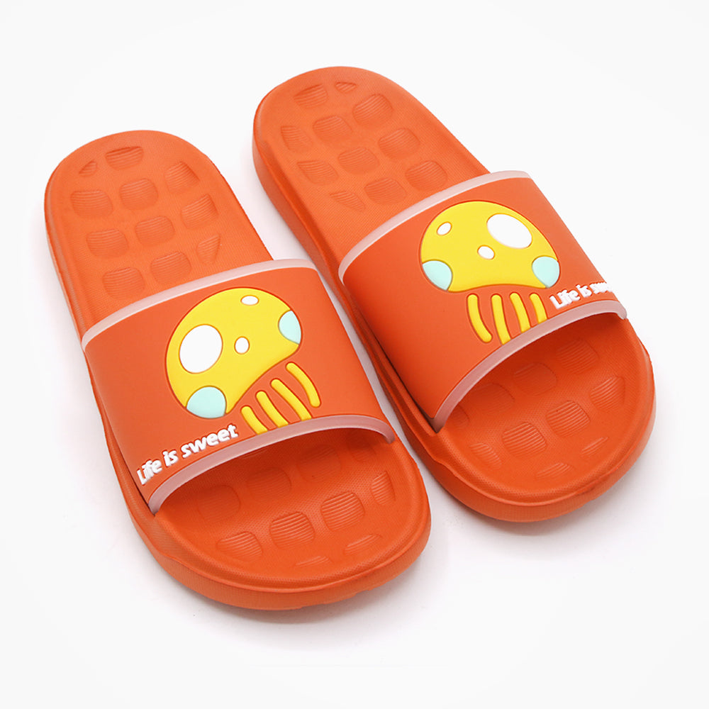 Women's Slider - Orange, Women Slippers, Chase Value, Chase Value