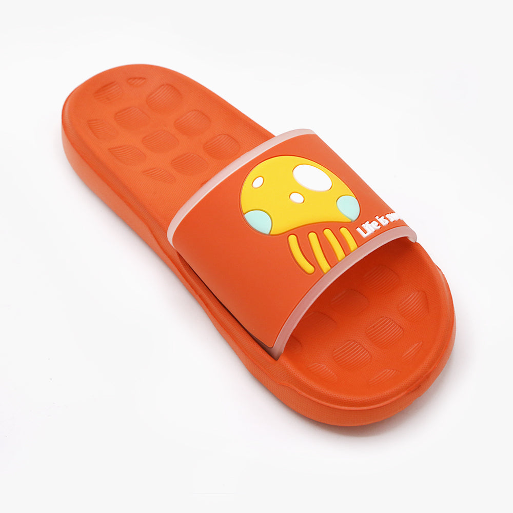 Women's Slider - Orange, Women Slippers, Chase Value, Chase Value