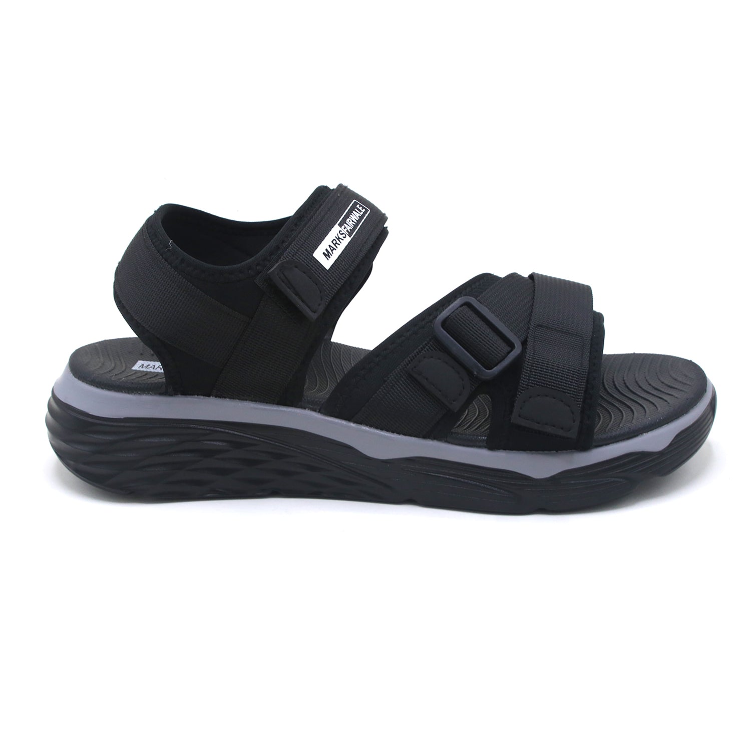 Men's Sandal -  Black, Men's Sandals, Chase Value, Chase Value