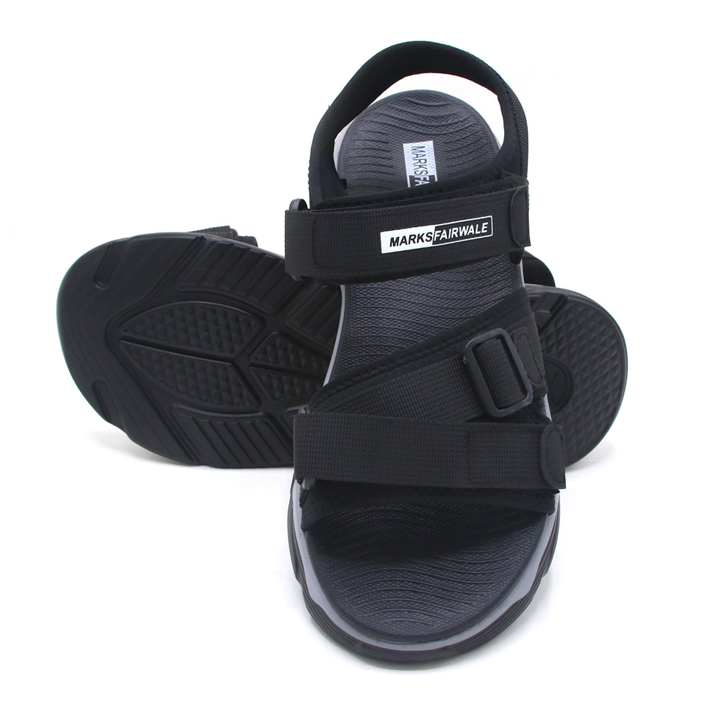 Men's Sandal -  Black, Men's Sandals, Chase Value, Chase Value