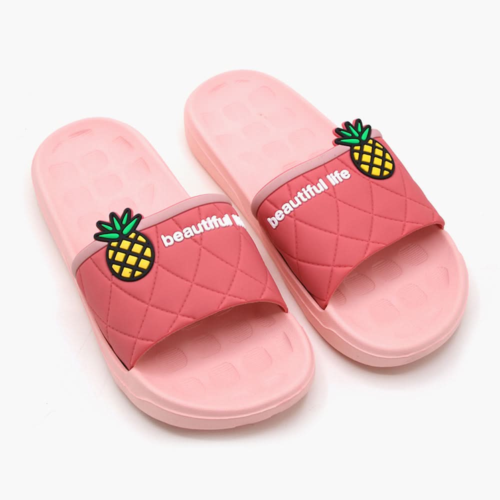 Women's Slider - Pink, Women Slippers, Chase Value, Chase Value