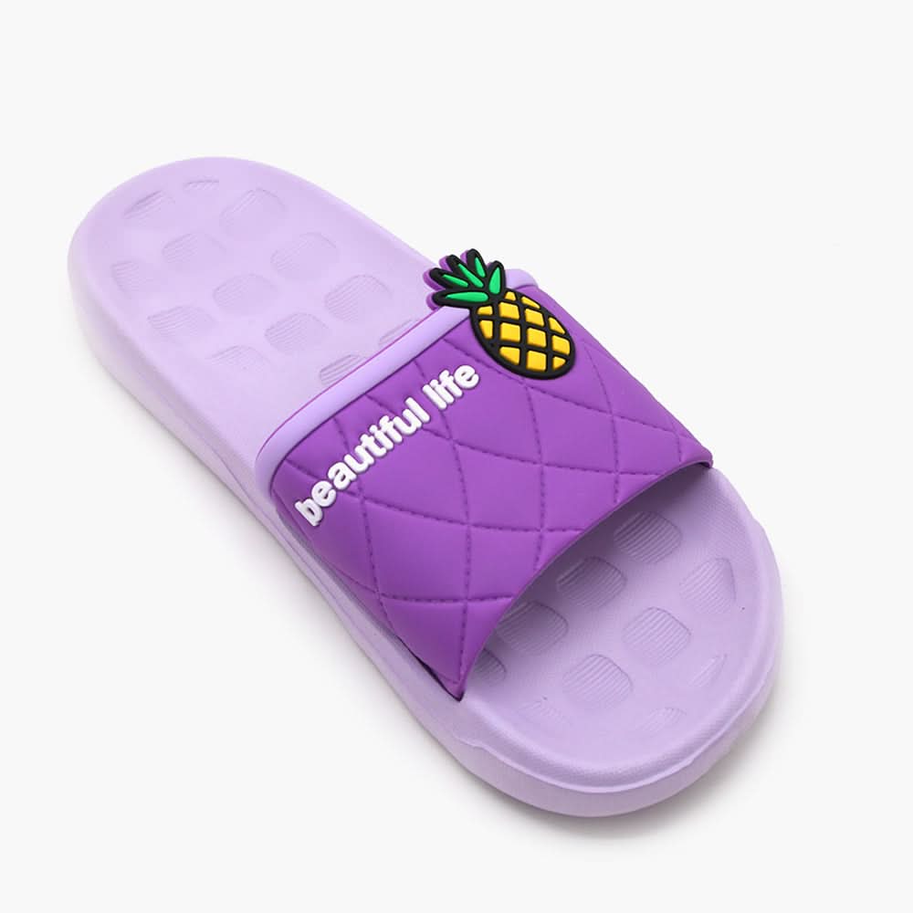 Women's Slider - Purple, Women Slippers, Chase Value, Chase Value
