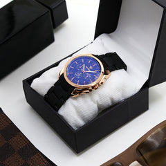 Men's Watch - Copper & Black