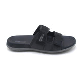 Mark Fairwale Open-Toe Slipper 21106 -  Black, Men's Slippers, Chase Value, Chase Value