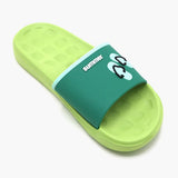 Women's Slider - Green, Women Slippers, Chase Value, Chase Value