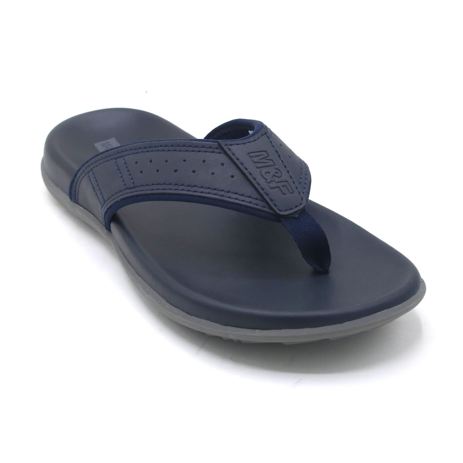 Mark Fairwale Open-Toe Slipper 21103 -  Blue, Men's Slippers, Chase Value, Chase Value