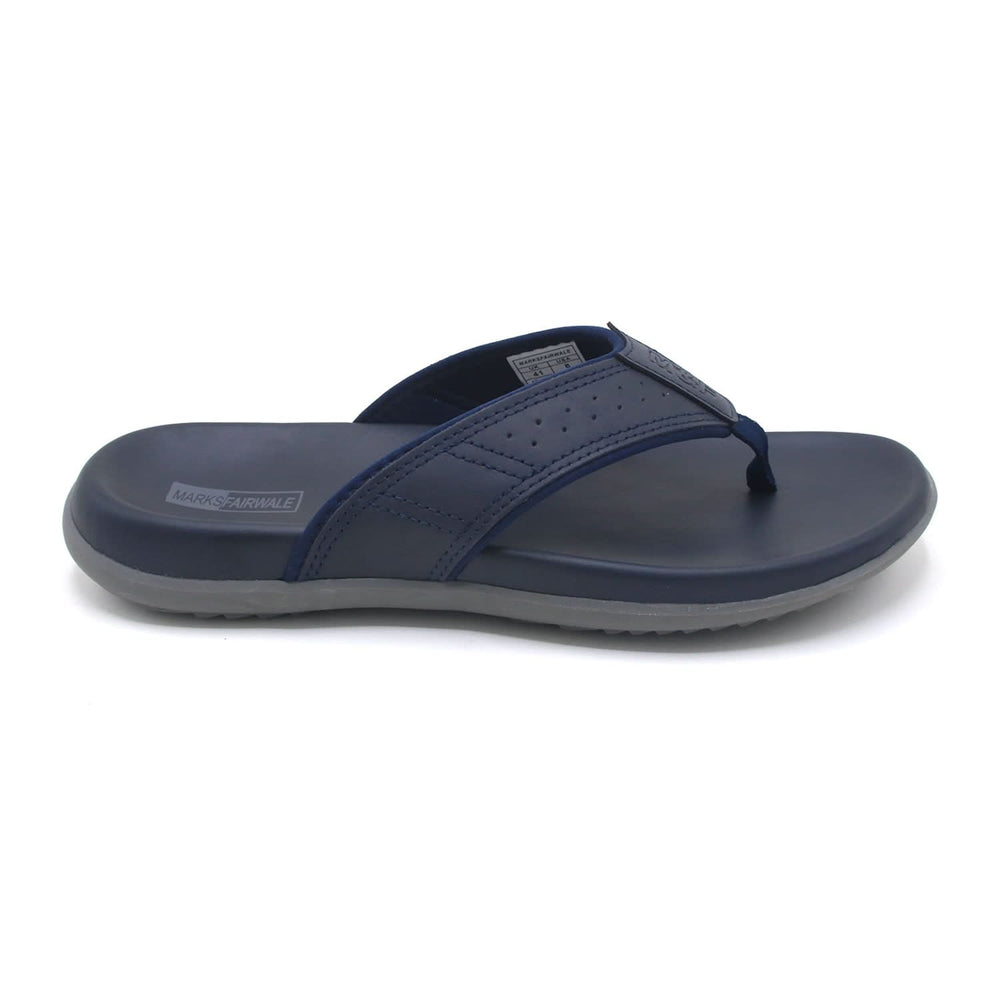 Mark Fairwale Open-Toe Slipper 21103 -  Blue, Men's Slippers, Chase Value, Chase Value