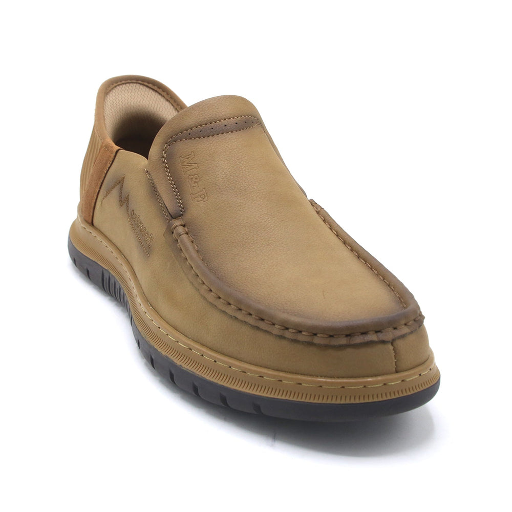 Mark Fairwale Extra Soft Slip On Casual Shoes - Khaki, Men's Casual Shoes, M&F, Chase Value