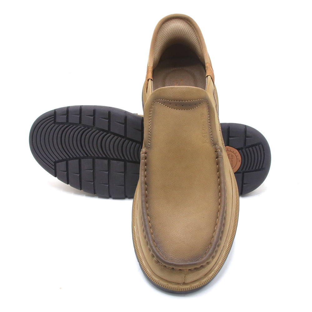 Mark Fairwale Extra Soft Slip On Casual Shoes - Khaki, Men's Casual Shoes, M&F, Chase Value