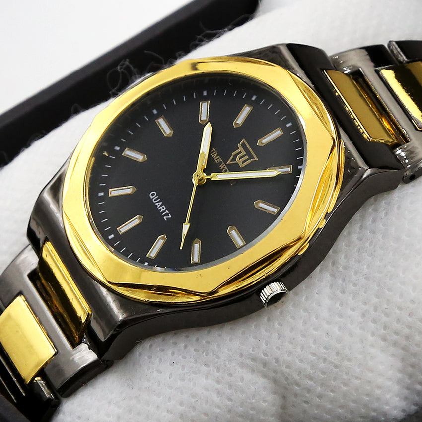 Men's Watch - Yellow & Black