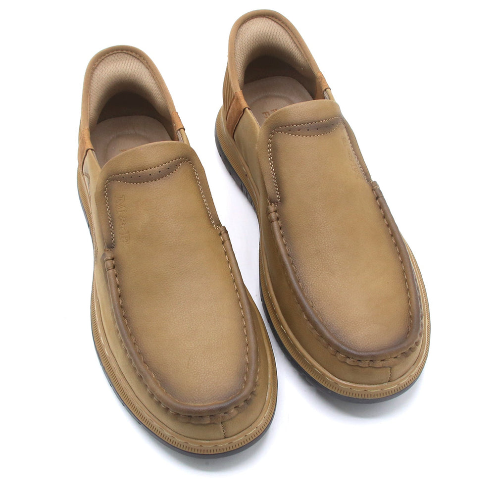 Mark Fairwale Extra Soft Slip On Casual Shoes - Khaki, Men's Casual Shoes, M&F, Chase Value