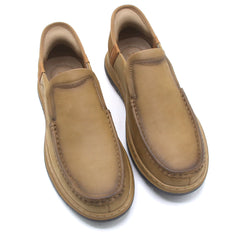 Mark Fairwale Extra Soft Slip On Causal Shoes - Khaki