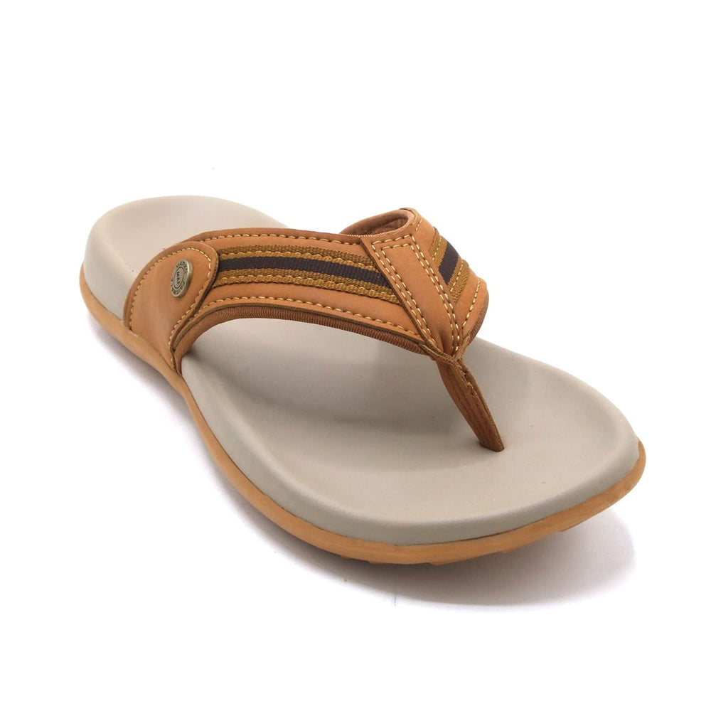 Mark Fairwale Open-Toe Flip Flop 21105 -  Khaki, Men's Slippers, Chase Value, Chase Value