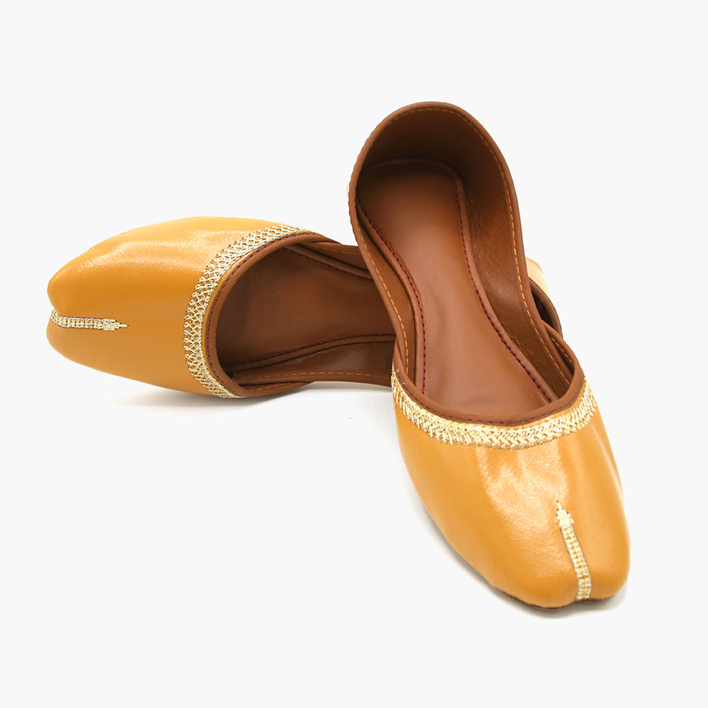 Women's Khussa - Yellow, Women Pumps, Chase Value, Chase Value