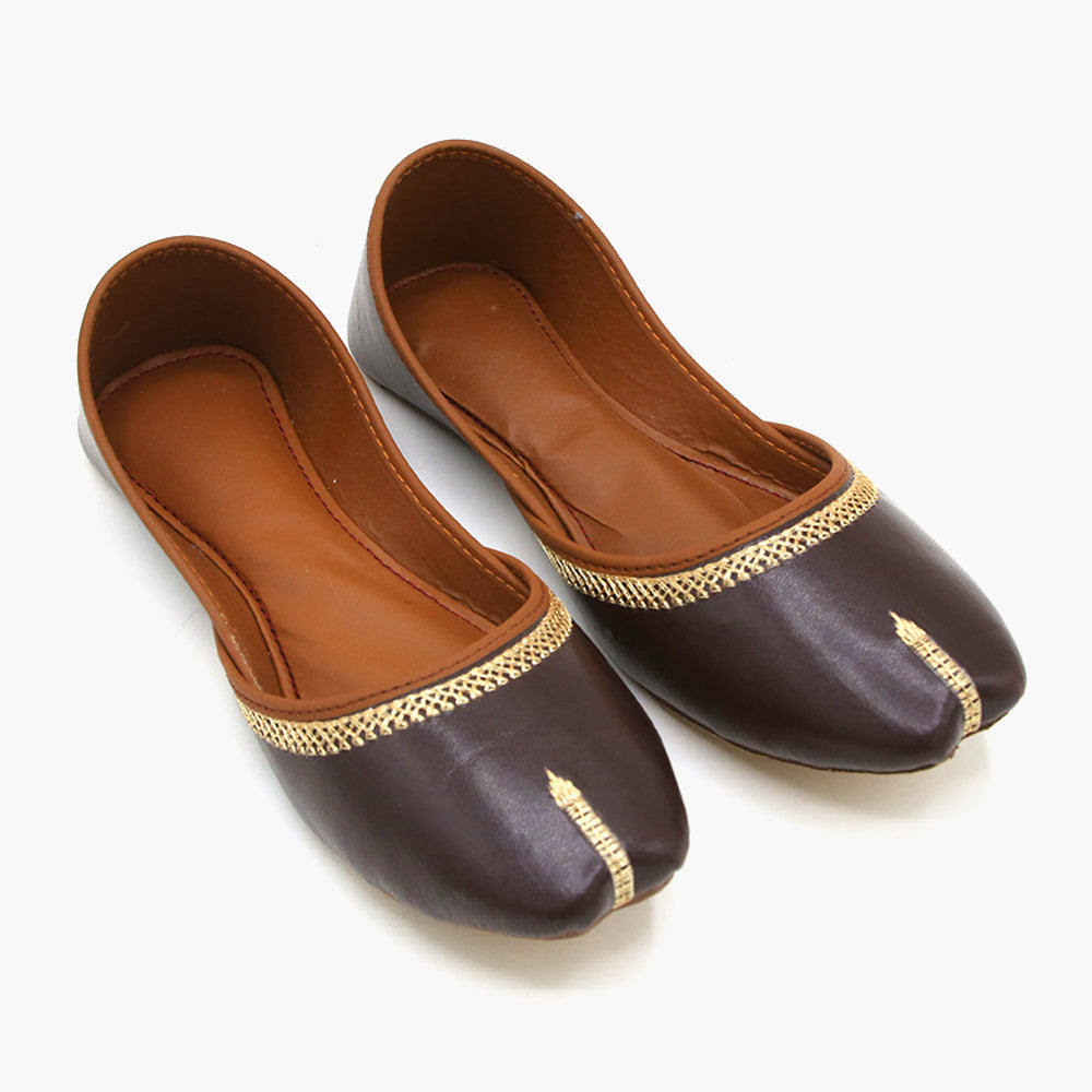 Women's Khussa - Brown, Women Pumps, Chase Value, Chase Value