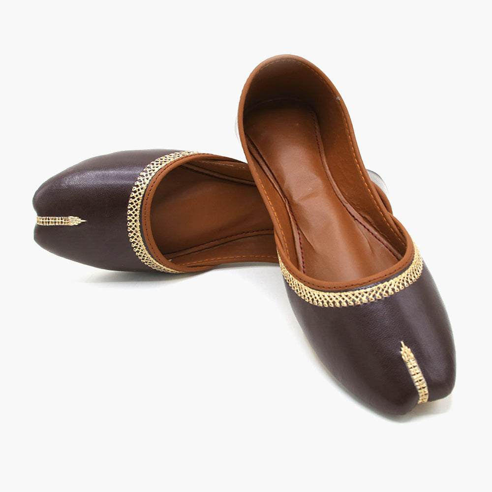 Women's Khussa - Brown, Women Pumps, Chase Value, Chase Value