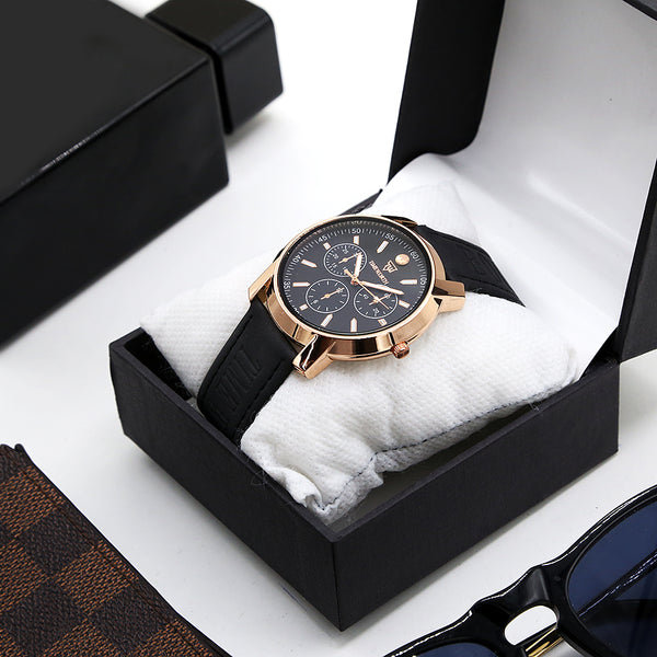 Men's Watch - Black & Copper