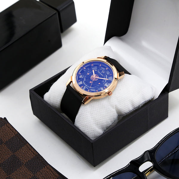 Men's Watch - Copper & Black