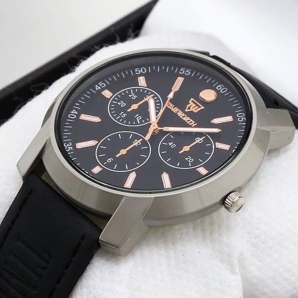 Men's Watch - Black & Grey