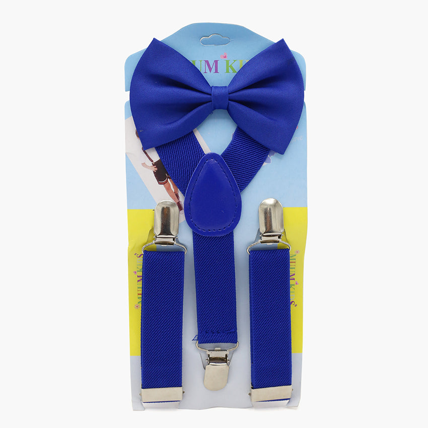 Boys Gallace Bow Set - Royal Blue, Boys Belts & Gallace, Chase Value, Chase Value