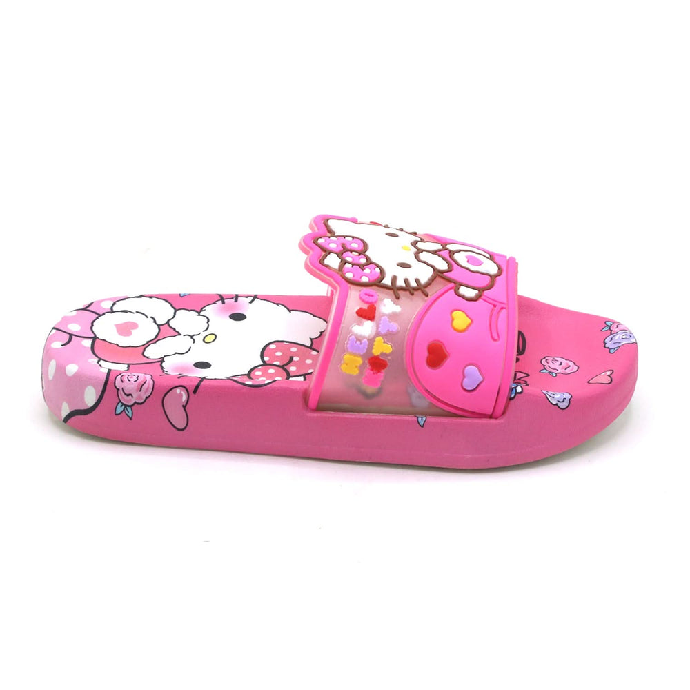 Girls Slider - Dark Pink, Girls Slippers, Chase Value, Chase Value