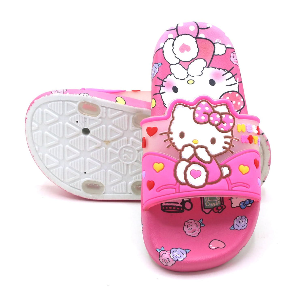 Girls Slider - Dark Pink, Girls Slippers, Chase Value, Chase Value