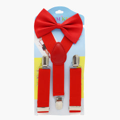 Boys Gallace Bow Set - Red, Boys Belts & Gallace, Chase Value, Chase Value