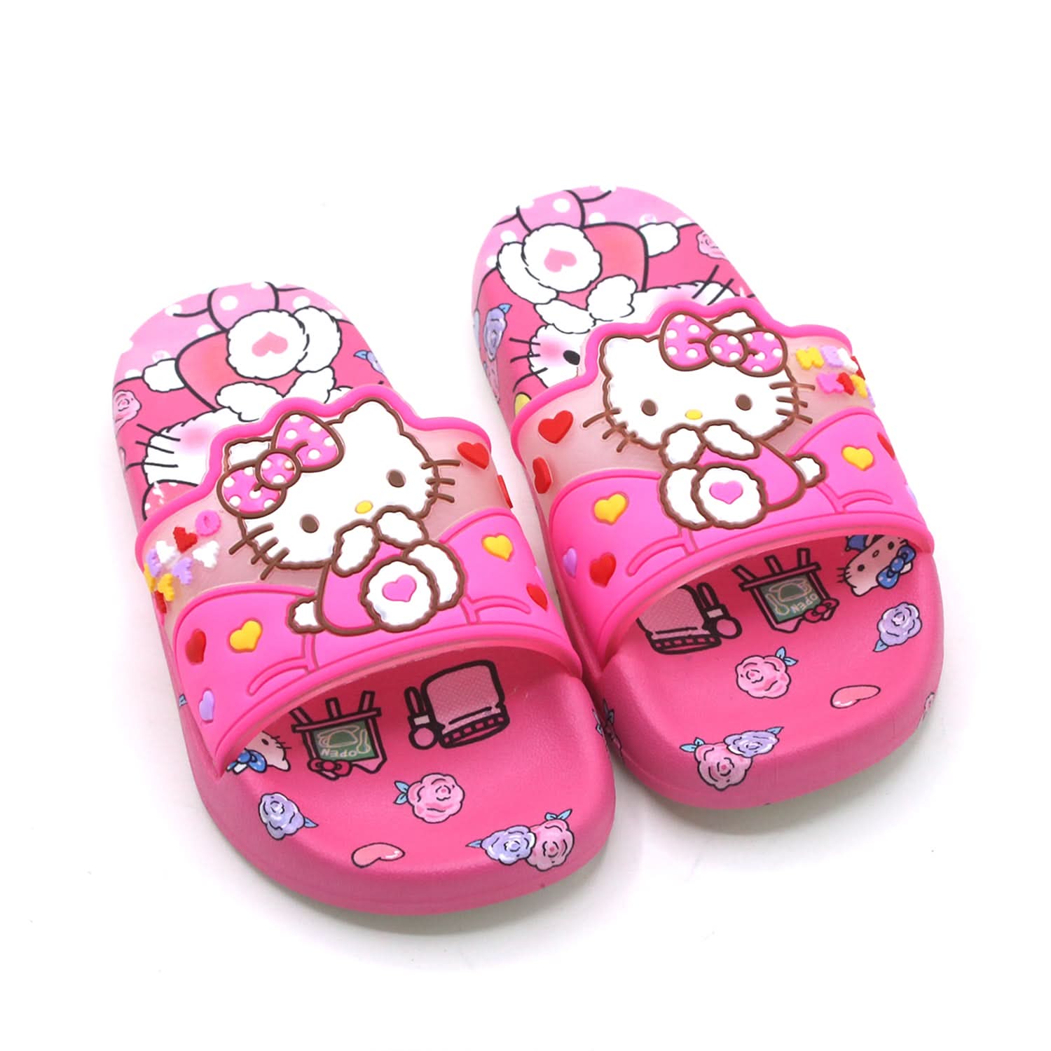 Girls Slider - Dark Pink, Girls Slippers, Chase Value, Chase Value