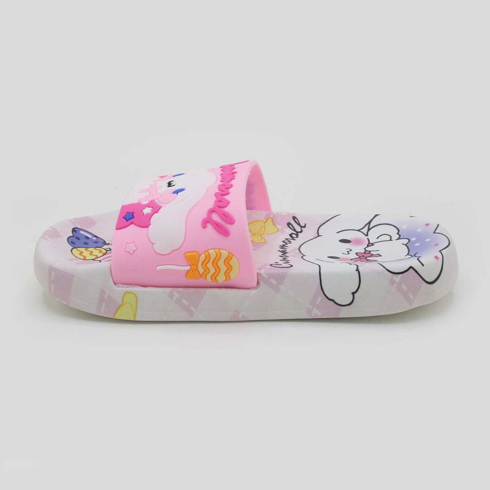 Girls Slider - Baby Pink, Girls Slippers, Chase Value, Chase Value